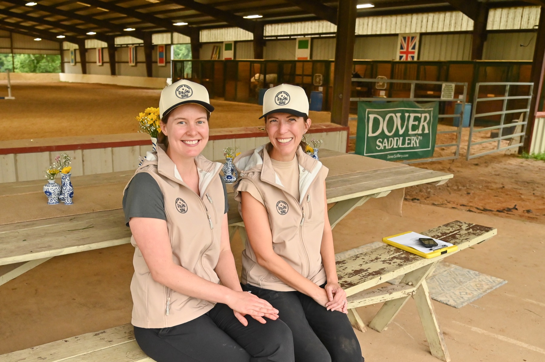 Rachel Clyde and Danielle Mitchell at Beacon Ranch